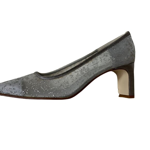 Touch‎ of Nina High Heels Womens 7.5 Silver Transparent Sparkles Synthetic - Picture 3 of 9